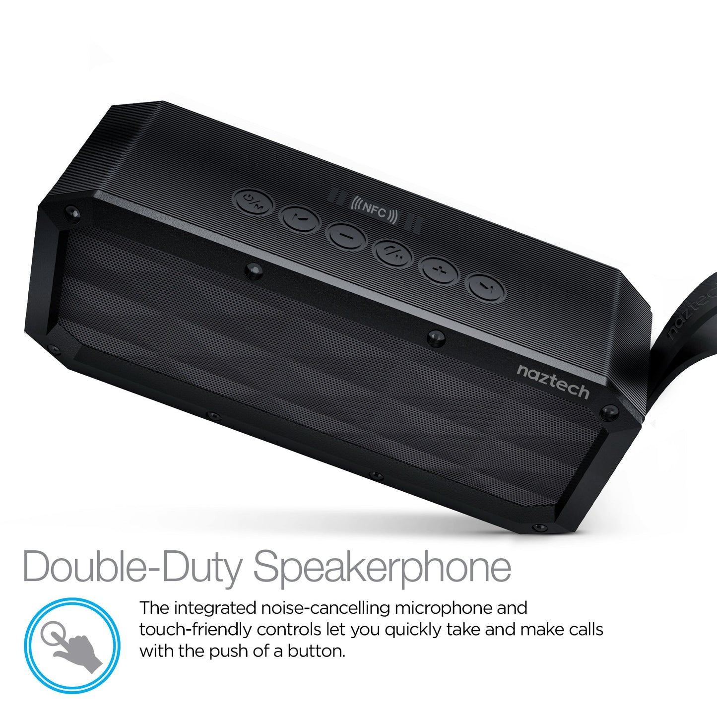 Naztech SoundBrick Wireless Speaker Black (13896-HYP)